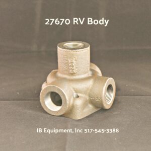 27670 Valve Body For 1207620, 1251512 and 1221042 Relief Valves-0